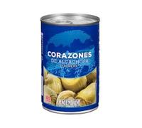 Corazones de alcachofas Hacendado Bote 390 g (240 g escurrido) Pack 2