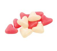 Corazones de chocolate, corazones de chocolate en forma de corazón, 100% vegetariano, sin colores artificiales, apto para halal. Ideal para San Valentín, cumpleaños, recuerdos de boda. (500 g, mezcla