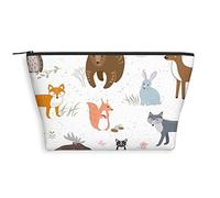 Corazones de gato, bolsas de cosméticos, bolsa de maquillaje, corazones rosados, animales, para bolso, bolsa de viaje con cremallera para mujer, bolsa organizadora, verde y rosa, Multicolor_27, Talla