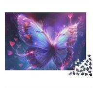 Corazones de Mariposa mágica Puzzle Mil Piezas Adultos Y Jóvenes Reto Mental Reto Mental Elección Amazon Juego De Lógica Cartón Reciclado 38x26cm/1000pcs