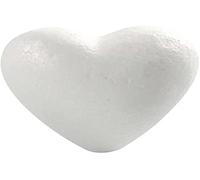 Corazones de poliestireno, 8 cm, 50 unidades