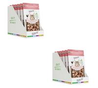 Corazones de Pollo liofilizados de Dokas | Paquete Doble | 2 x 6 x 15 g | Golosinas para gatos | Gracias a la liofilización Suave, el 100% de los nutrientes Naturales se conservan