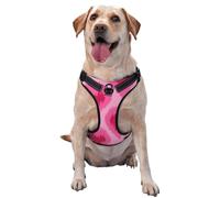 Corazones Dibujados a Mano en Estilo étnico,Arnés para Mascotas, arnés Reflectante Ajustable para Perros,S