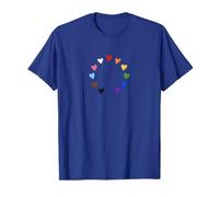 Corazones Estilo Europa - Progress Pride Circle Camiseta