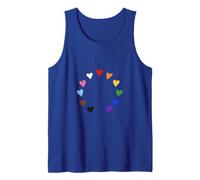 Corazones Estilo Europa - Progress Pride Circle Camiseta sin Mangas