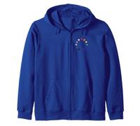 Corazones Estilo Europa - Progress Pride Circle Sudadera con Capucha