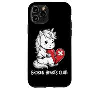 Corazones Rotos Club Unicornio Lindo Corazón Rompe Carcasa para iPhone 11 Pro