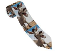 Corbata Burro De Dibujos Animados Corbata Hombre Modernos Necktie Moda Corbatas Para Fiesta Business Fiestas