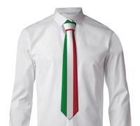 Corbata clásica para hombre, corbata de tela de primera calidad para bodas, oficina, fiestas, bandera de Italia