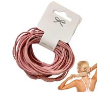 Corbata de cabello | 10 piezas Bandas de cabello elástica | Halter de PERFELA | Soporte de cola de caballo elegante múltiple para mujeres adultas, accesorios para el cabello, 10 colores