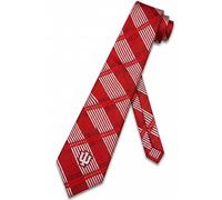 Corbata De Diseño Pájaros de poliéster a cuadros de los Indiana Hoosiers