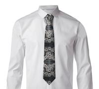Corbata de Halloween con estampado de conjuración de azúcar, corbata para | Añade un toque divertido y espeluznante a tu look de Halloween, elige nuestras plantillas listas o carga tus imágenes