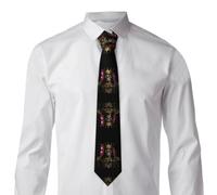 Corbata de Halloween con estampado de conjuración de azúcar, corbata para | Añade un toque divertido y espeluznante a tu look de Halloween, elige nuestras plantillas listas o carga tus imágenes