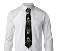 Corbata de Halloween con estampado de conjuración de azúcar, corbata para | Añade un toque divertido y espeluznante a tu look de Halloween, elige nuestras plantillas listas o carga tus imágenes