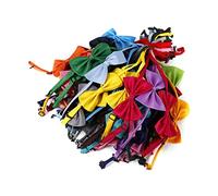 Corbata De Mascota 50 unids / lote mezcla colores al por mayor accesorios de aseo de mascotas conejo gato perro corbata ajustable bowtie multicolor pet pet collar Products Pajaritas Para Mascotas