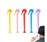 Corbata de pelo - 5pcs de goma Times para el pelo Remover Tools | Herramienta de mudanza de goma rápida y segura, herramienta de corte de cola de caballo, accesorios para el cabello