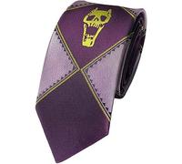 Corbata de seda para disfraz de cosplay extraña aventura Kira Yoshikage esqueleto, Como se muestra