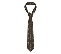 Corbata de seda para hombre, diseño abstracto de luna y estrellas, símbolo de alquimia oscura, talla única