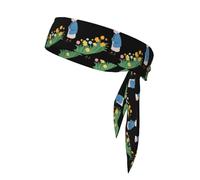 Corbata deportiva para la cabeza con texto en inglés "WHJSHOP Grandma Looking at the Sea of Flowers", secado rápido, absorbe la humedad para mujeres, niñas y hombres, entrenamiento, ligera y