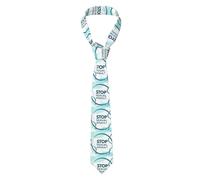 Corbata, Mes de Concientización sobre la Agresión Sexual, Premium Corbatas Hombres, Microfibra Corbata De Hombre para Fiesta, Eventos, Diariamente