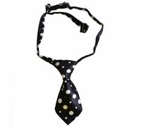 Corbata para perros negra con lunares blancos Stanley