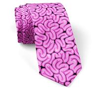 Corbata Patrón De Funcionamiento Del Cerebro Corbatas De Hombre Ajustable Corbatas Delgadas Clásico Corbata Estrecha Para Negocios Oficina Fiesta