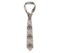 Corbata Pirámide Triangular Del Ojo Que Todo Lo Ve De Dios Corbata Hombre Elegantes Corbatas Delgadas Delgadas Necktie Para Boda Wedding Fiestas