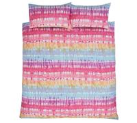 Corbata Tinte Juego Funda Edredón Colorido Arcoiris Rayas Ropa de Cama - Simple
