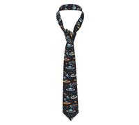 Corbatas De Fiesta Ovnis, Extraterrestres Y Naves Espaciales Hombre Corbata Clásico Corbatas Divertida Corbata De Boda Para Negocios Fiesta Oficina
