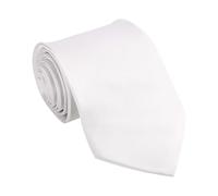 Corbatas de Hombre, 5 cm Mens Tie Classica, Corbata de Color Solido, Accesorios Ropa Hombre para Business Fiesta Oficina-white