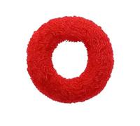 Corbatas para el Pelo con Pompones Mujeres Fluffy Scrunchie Elástico Grueso Corbata De Pelo Peludo Bandas Rosa Cuerda Felpa Goma Cintas for El Cabello Grandes(Big red)
