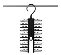 Corbatero - Corbatero para cinturón 360°,Corbata Bufanda Chal organización, Elementos Esenciales Almacenamiento para Armario, balcón, guardarropa, Tienda Ropa, lavadero Luckxing