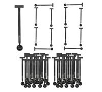 Corbato, Organizador De Cables, De Cables, 100 Piezas De Fijación Para Zip Ties Puerta | Clips Multifuncionales De Hebilla De Alambre Autoblocante Para Proyectos De Garaje Para Bundling Automotriz Pe