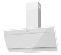 Corbero - campana extractora 90 cm | onega975w | 230w | 3 velocidades | control touch | caudal 750 m3/h | vidrio templado | filtro aluminio 3 capas | filtro carbón blanco | cristal blanco