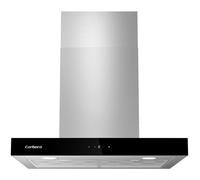 Corberó - campana extractora horizontal | nanga675xb | 756 m3/h | 68db | 233w | 4 velocidades | tactil | luz led | acero inoxidable | 3 filtro de aluminio + filtro carbón | negro 60 cm