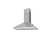 Corberó - campana extractora pirámide 70 cm | kuramathi760x | 621,71 m3/h | 69db | 168w | 3 velocidades | control con pulsador | luz led | 3 filtros de aluminio + filtro carbon | inox