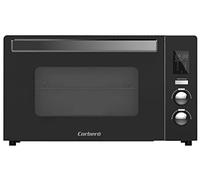 Corberó CHSG4220BDIG Horno Sobremesa, 42 L, 2000 W, Funciónes: Convección, Rustepollos, Luz Interior, Auto Menús, Control Digital, Temporizador 90 Minudos, Doble Cristal, Parrilla Cromada, Negro