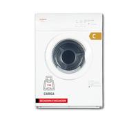 Corberó - Secadora de Evacuación | CSVE710W | 7 Kg | Carga Frontal | Indicadores LED | 4 Programas | Función Antiarrugas | 69 dB | Apertura 180º | Blanco