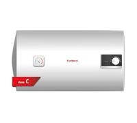 Corberó - Termo Eléctrico Horizontal CTMA80H | 74L | 1500W | 30-75º C | Tanque Acero Esmaltado Zafiro | Resistencia Inox 316L | Termómetro Exterior | Protección Anticorrosión | Panel Manual