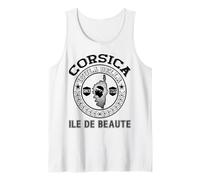Córcega Isula Bella ILE de Beaute Since 1755 Isla de Córcega Camiseta sin Mangas