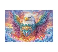 Corcel Arcoíris Rompecabezas 1000 Piezas Cartón para Niños Mayores 14 Años Hierba Atardecer y Resplandor Tiempo Libre Actividad Antiestrés Más Vendido Detalle Único Original 1000 PCS