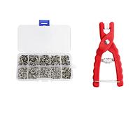 Corchetes de Presión, Herramientas de Cierre a Presión, 150 kits botones de presion metalicos con alicate, para Costura ropa de bebé, bolso de bricolaje, chaqueta, vaquero, manualidade