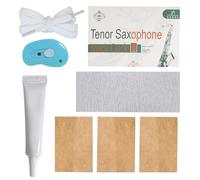 Corcho de cuello de saxofón tenor, 3 piezas de corcho de cuello de saxofón, kit de repuesto de corcho de saxofón para saxofón alto, soprano, tenor