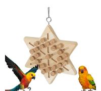 Corcho de pájaro Juguetes de madera, Corcho de masticación de loro, Juguetes de jaula de pájaros, Juguetes de periquito para pájaros Accesorios de jaula de loro juguete de corcho para loros Atojo