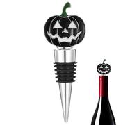 Corcho de vino de calabaza, decoración de tapones de bebidas de calabaza de Halloween, fuerte sellado, decoración de bebidas para el hogar, sótano, sala de estar, boda, cocina