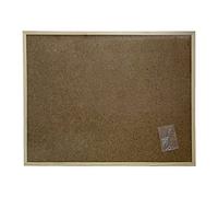 Corcho Pared 45x60 cm. Marco Madera con 6 Chinchetas