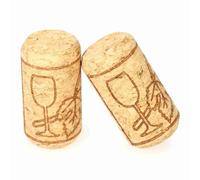 Corchos de Vino, Tapón de Vino de Roble 40 * 21 Mm Botella de Vino Casera Tapón de Madera Tapón de Vino Tinto Tapón de Botella de Vino Práctico Tapón de Corcho 50 Piezas por Juego