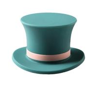 Corchos de vino | Tapón de vino de silicona con forma de sombrero, tapones reutilizables, selladores de cerveza, decorativos para botellas de cerveza, chispeantes, rojo