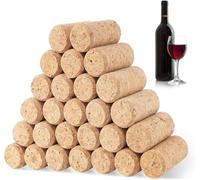 Corchos naturales para botellas 30 unidades 21x39 mm tapones de vino tinto para manualidades decoración y conservación doméstica