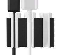 Cord Clips, Home Cable Manager, Lightweight Design, 2,17 x 1,57 x 3,03 pulgadas, Desktop Accessory, Wire Organizer for Hotel, Commercial, Dormitory, Workplace, Bedroom, and Home